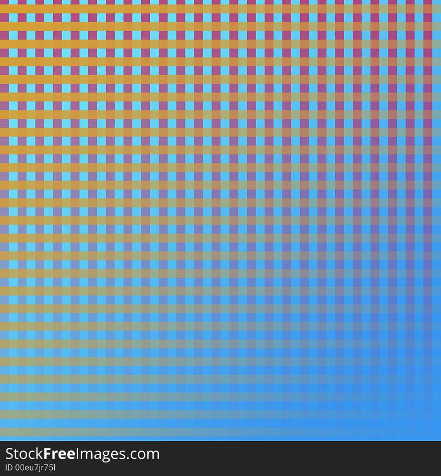 Orange Red Blue Purple Grid