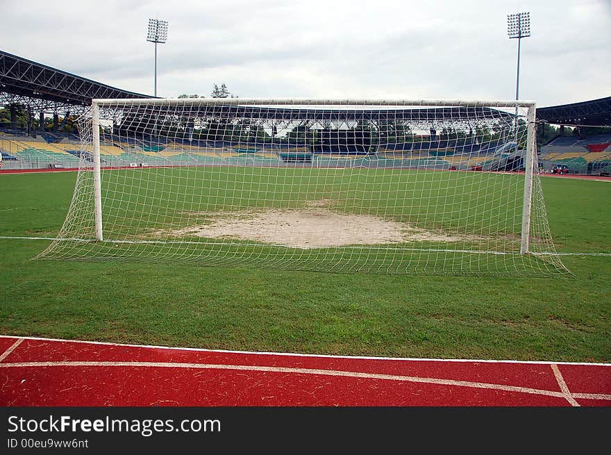 Football goal poles