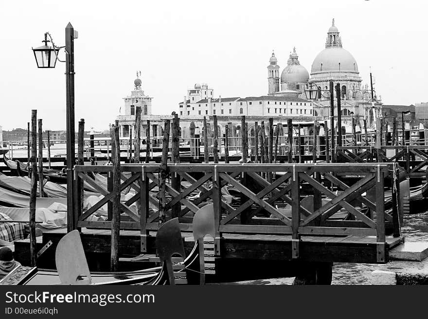 Gondolas On The Grand Canal