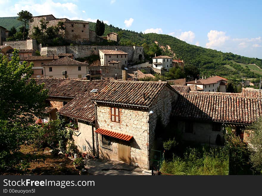 Image of Serrapetrona / Macerata Italy /detail