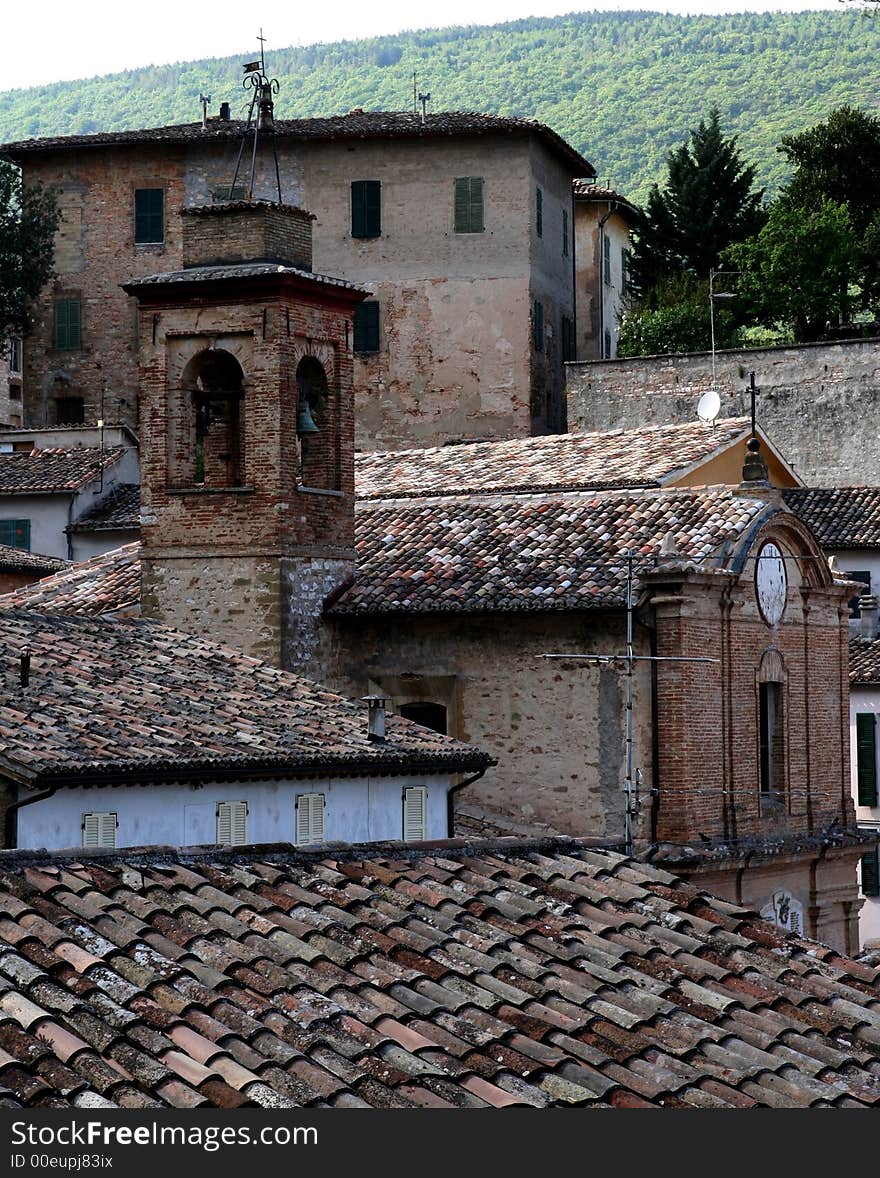 Image of Serrapetrona / Macerata Italy /detail. Image of Serrapetrona / Macerata Italy /detail