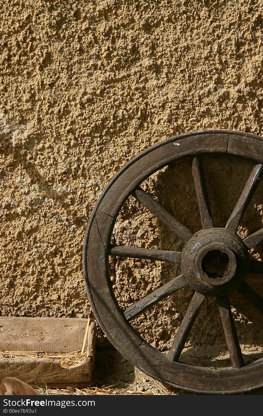 Wood spoke wheel