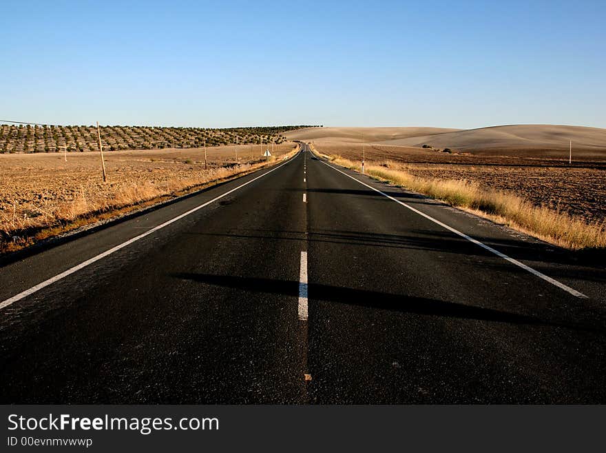 On the road outside Sevilla