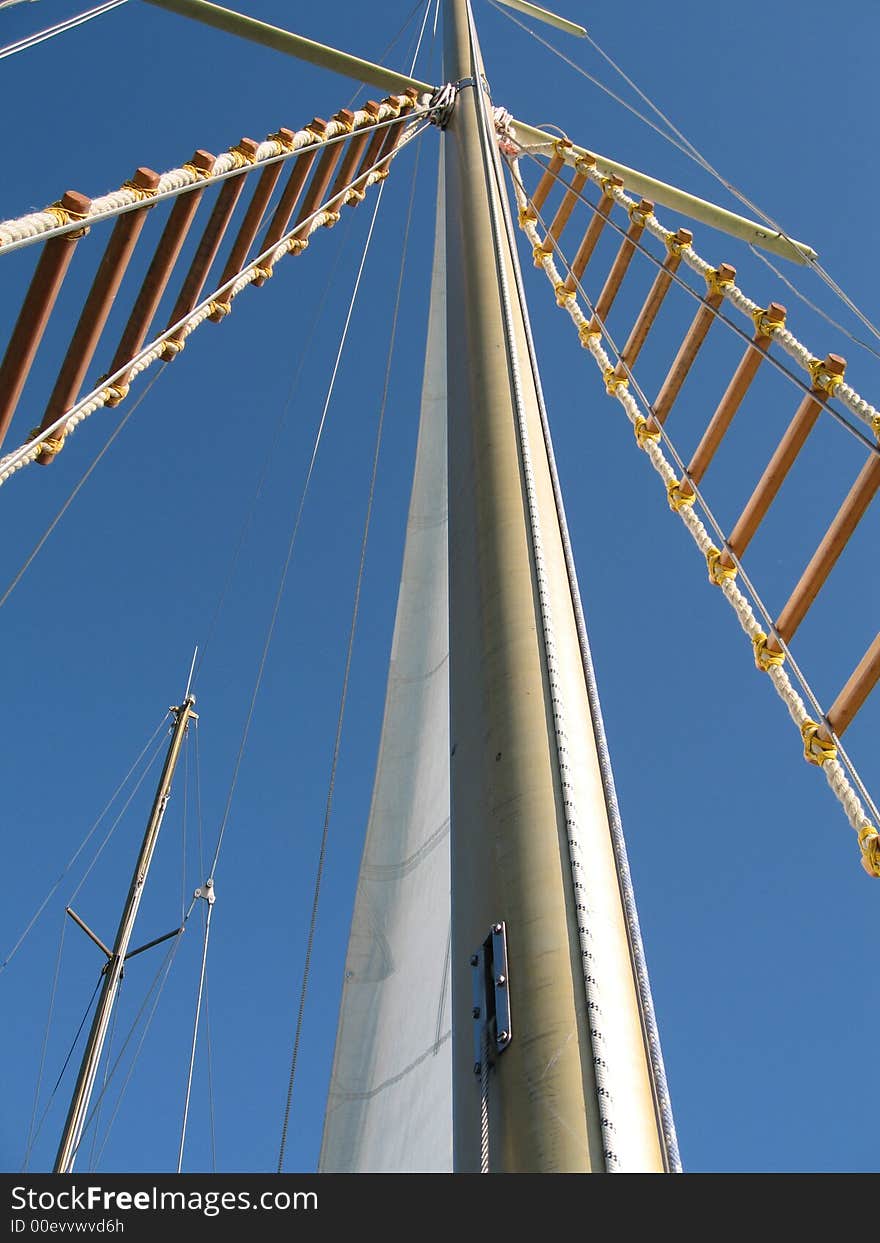 Sail-boat at balaton Hunmgary