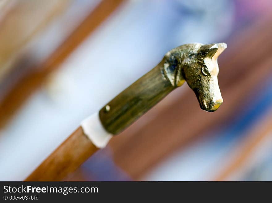 Iron Horse Head close-up