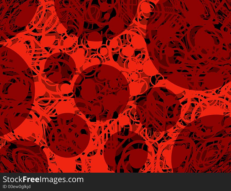 Grunge background made up with patterns and shapes