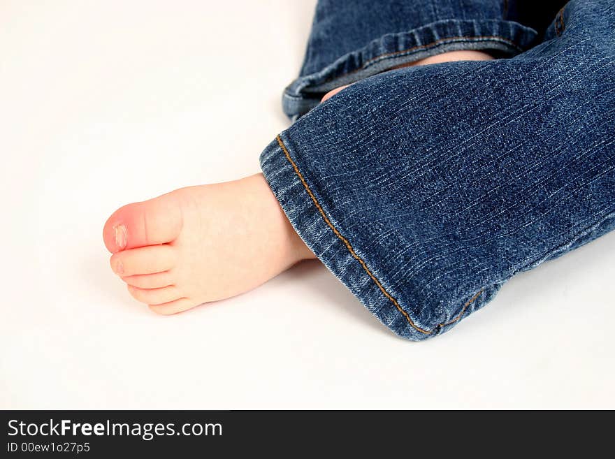 Close up of Cute Toddler foot