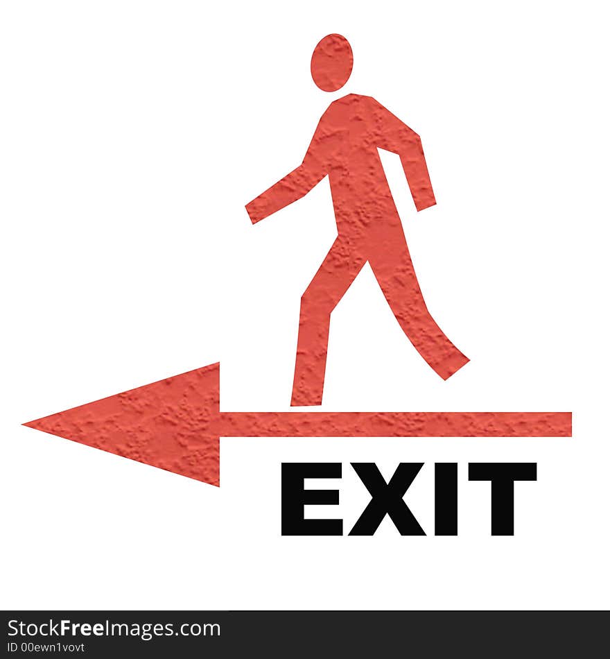 Exit sign