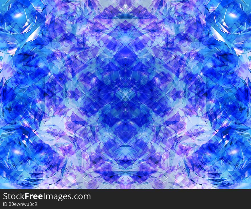 Background made of blue diffused triangles. Illustration made on computer. Background made of blue diffused triangles. Illustration made on computer.