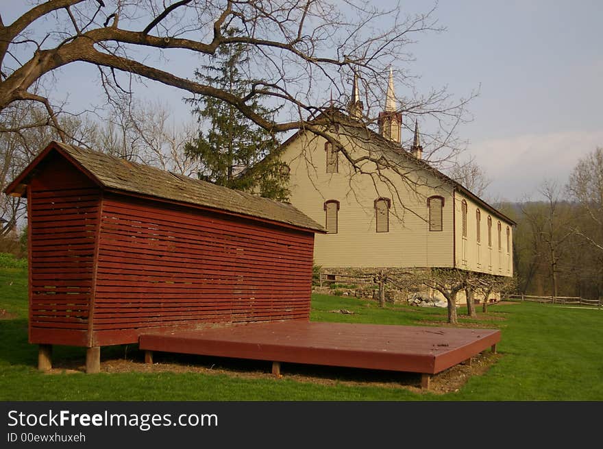 Corn Crib adjacent to Open For