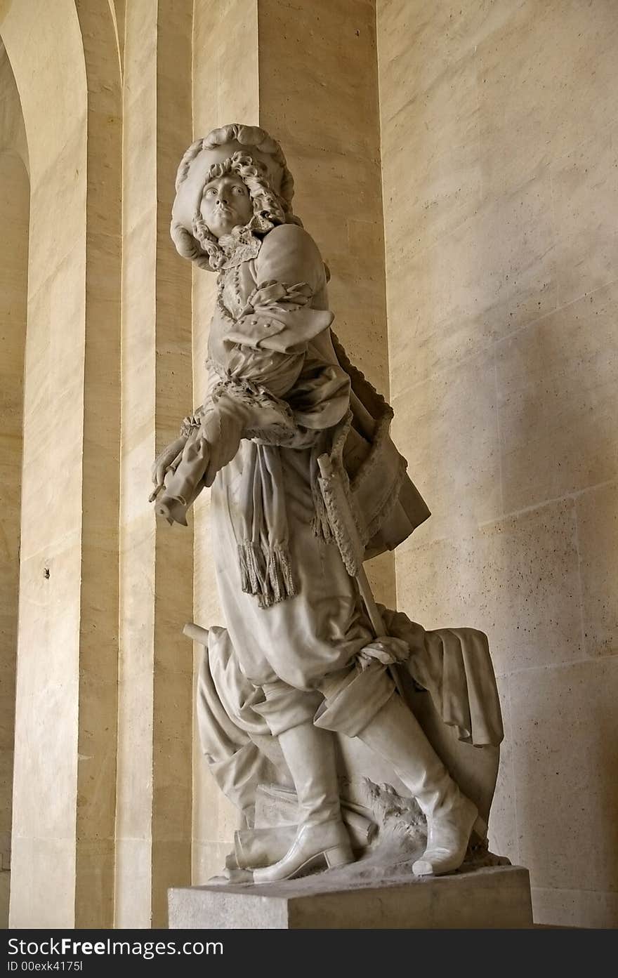 Marble sculpture in Chateau de Versailles