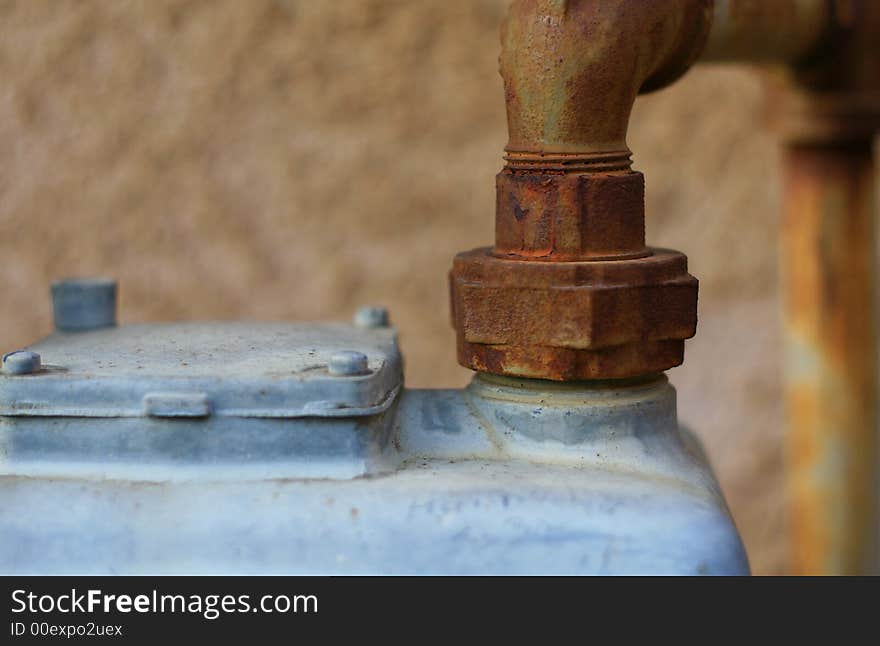 Rusty Gas Meter