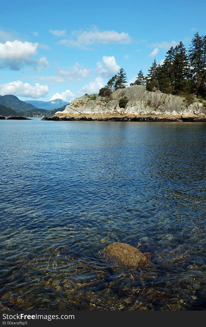 Island in whytecliff park, west vancouver