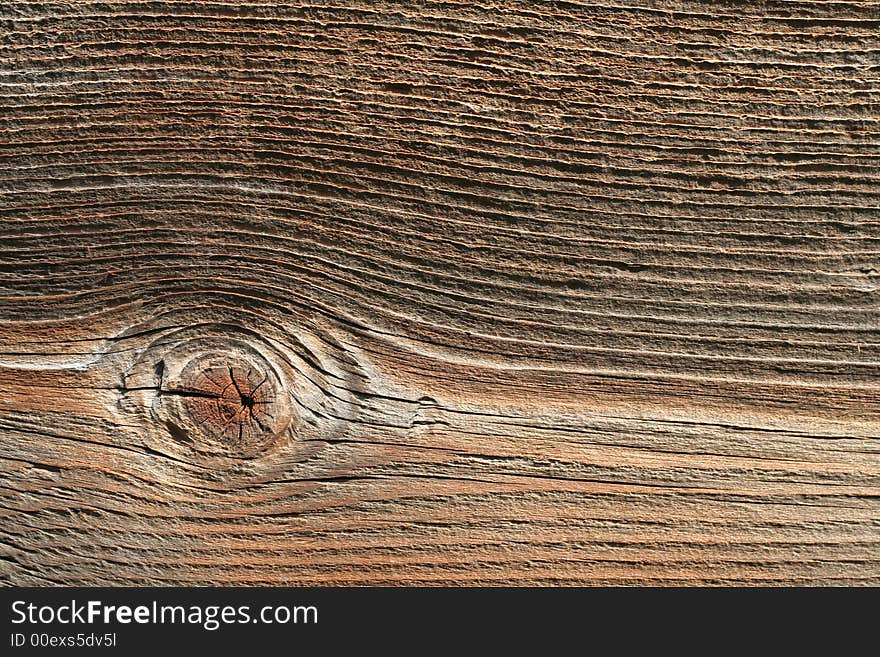 Wood texture in natural sunlight with high contrast, like the eye of Jupiter