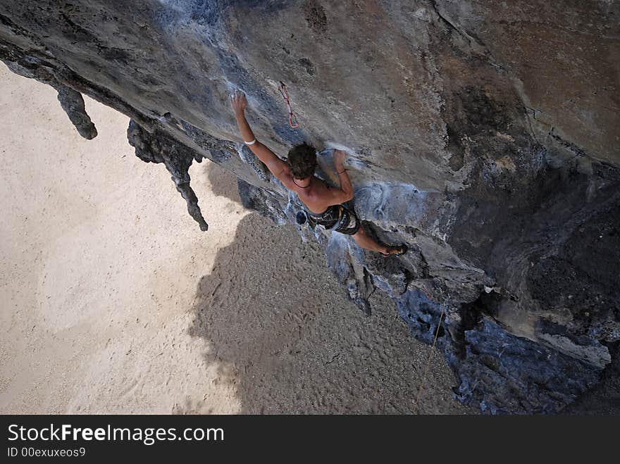 Climbing  5.11c ( 7a) Tonsi Thailand