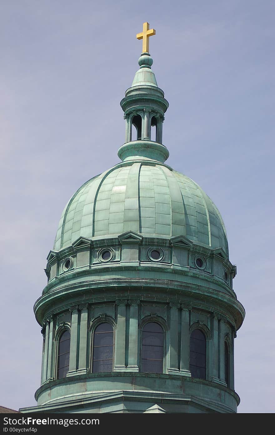 This is a typical style of church dome that can be found in Pennsylvania and the United States.