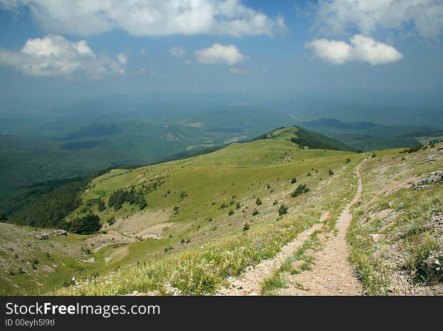 Mountains Landscape, Travel on Crimea Mauntains