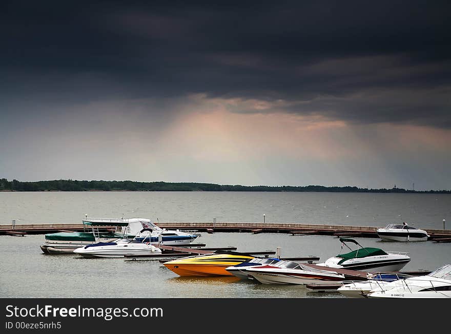 Boats In Harbour