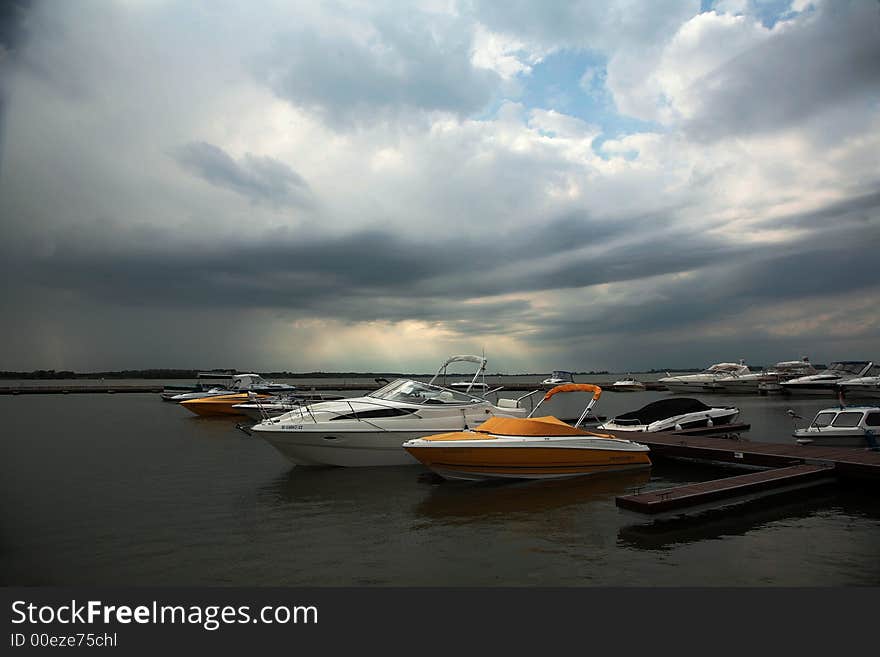 Boats In Harbour