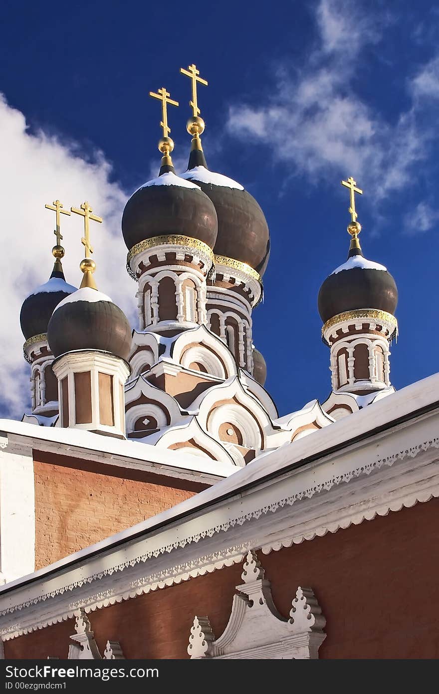 Temple of the great martyr George in Endovo, Moscow, Russia