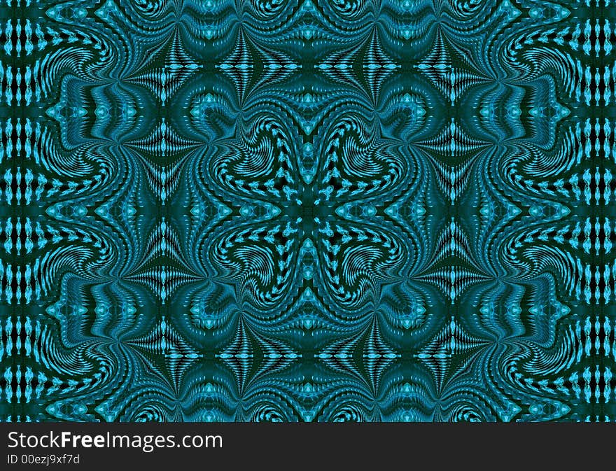 Kaleidoscopic interference pattern produced by a laser beam reflected from a polymer film. Kaleidoscopic interference pattern produced by a laser beam reflected from a polymer film