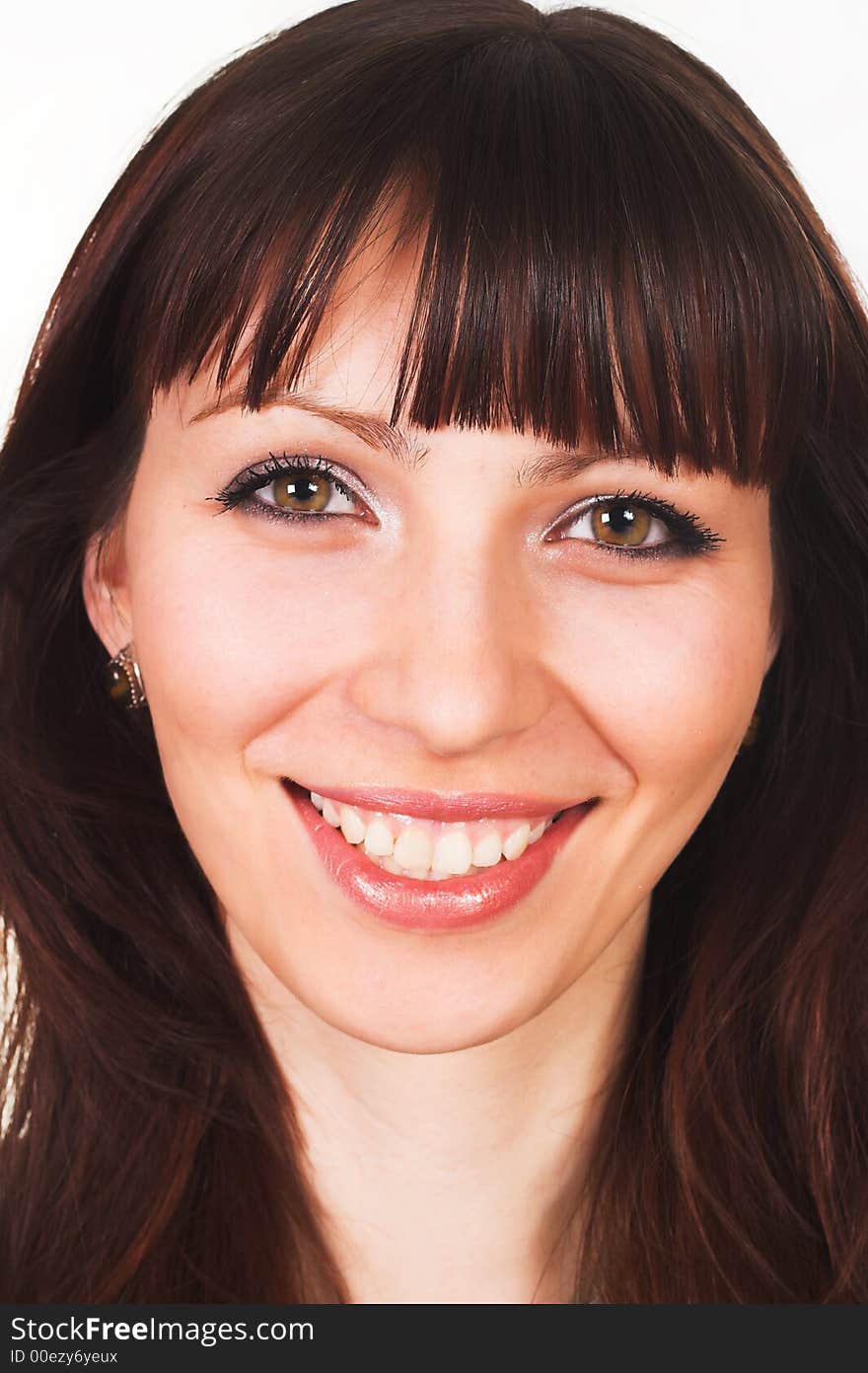 Close-up portrait of a beautiful woman. Close-up portrait of a beautiful woman