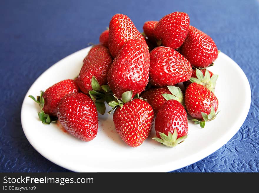 Breakfast with strawberries