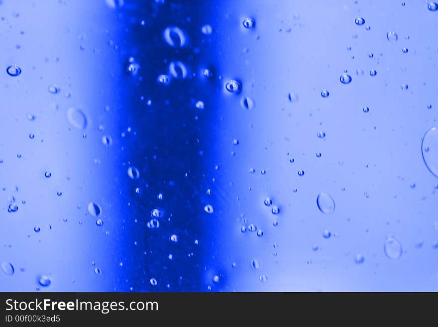 Blue Version of Glass bubbles photo. Blue Version of Glass bubbles photo