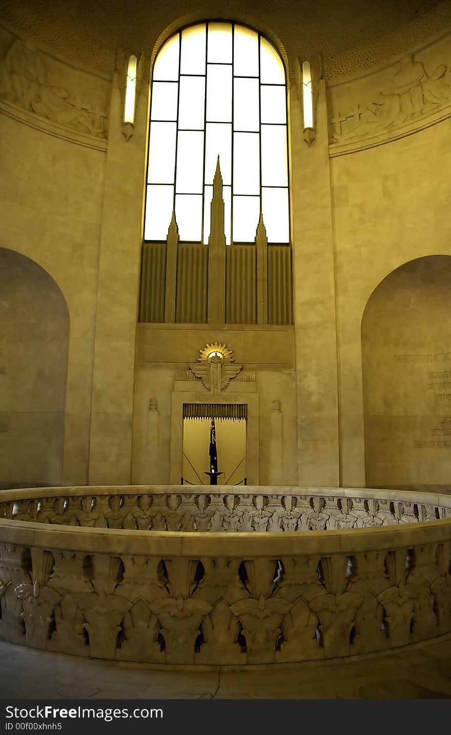 Anzac memorial interior