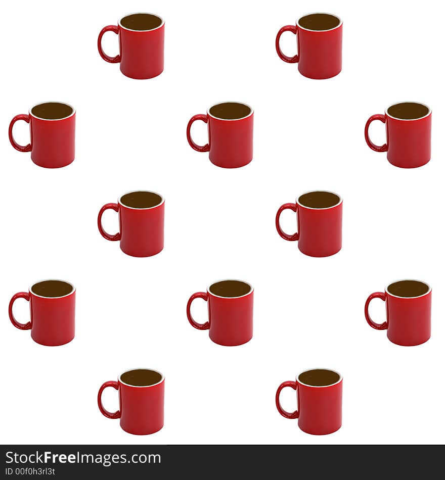 Checkered Coffee Background