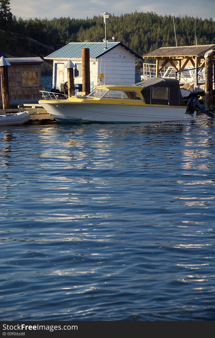 Small harbour scene