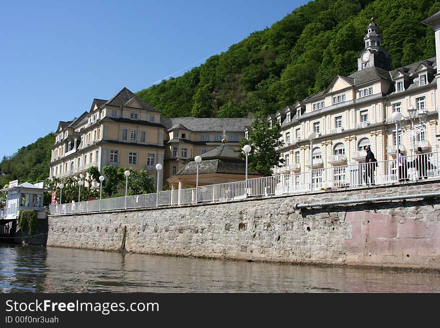 Water Tower In Bad Ems Germany