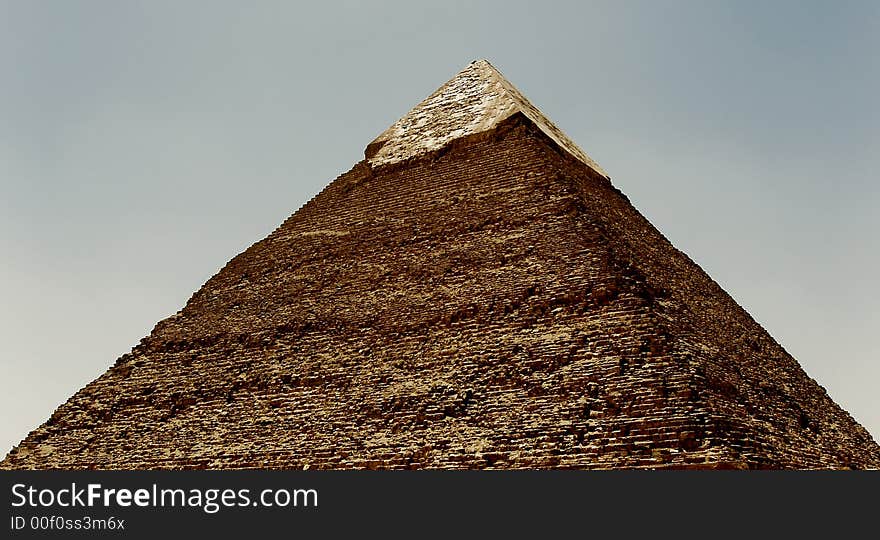 Ancient pyramids at cairo, egypt