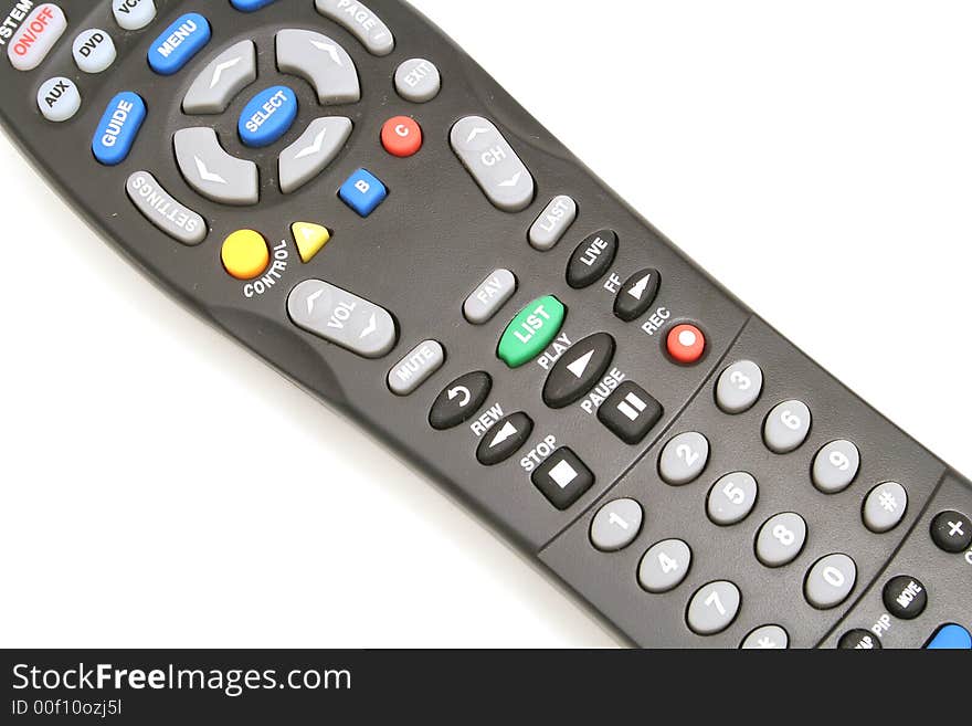 Picture of a remote control angle top