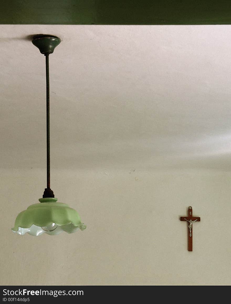 Lamp and cross