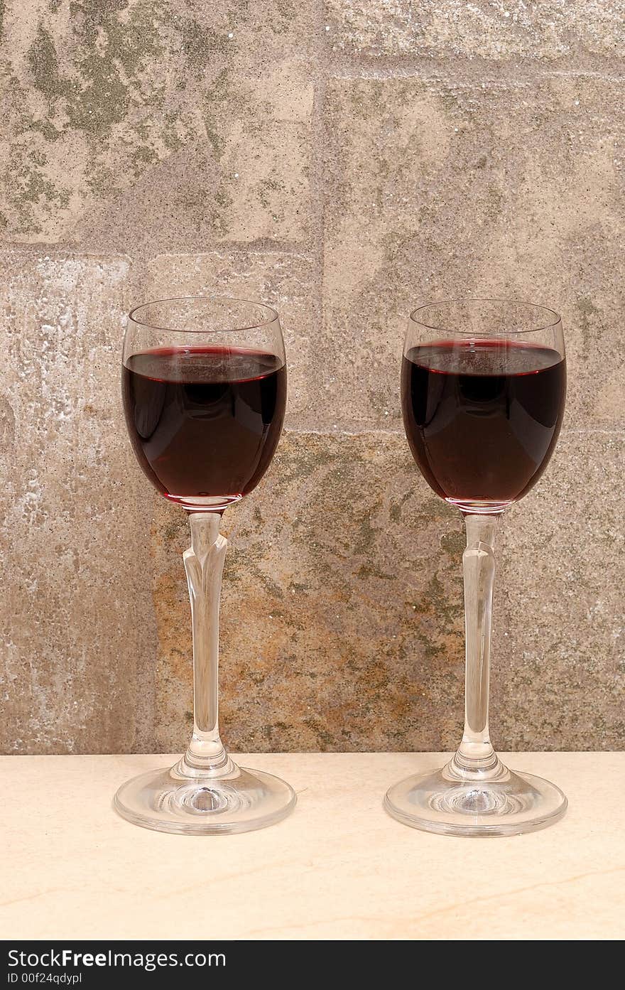 Two glasses of wine