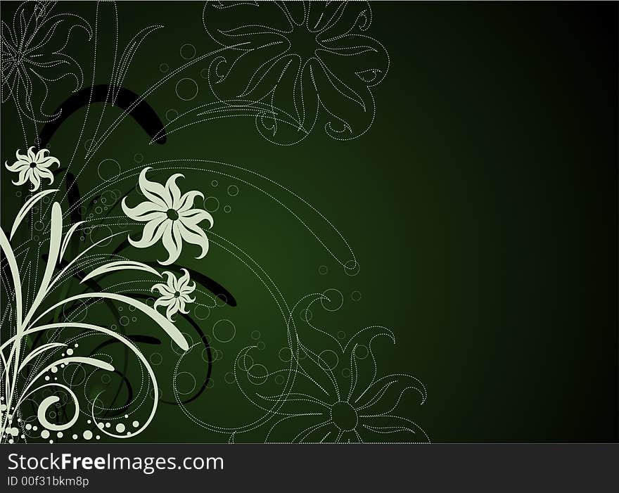 Floral background. Illustration can be used for different purposes