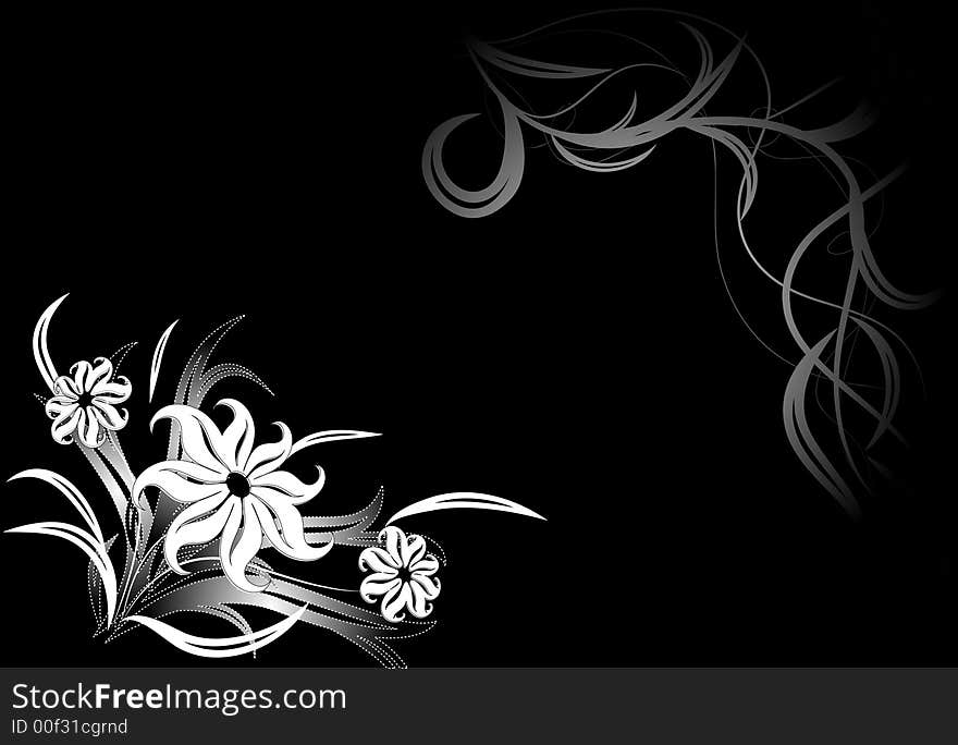 Floral background. Illustration can be used for different purposes