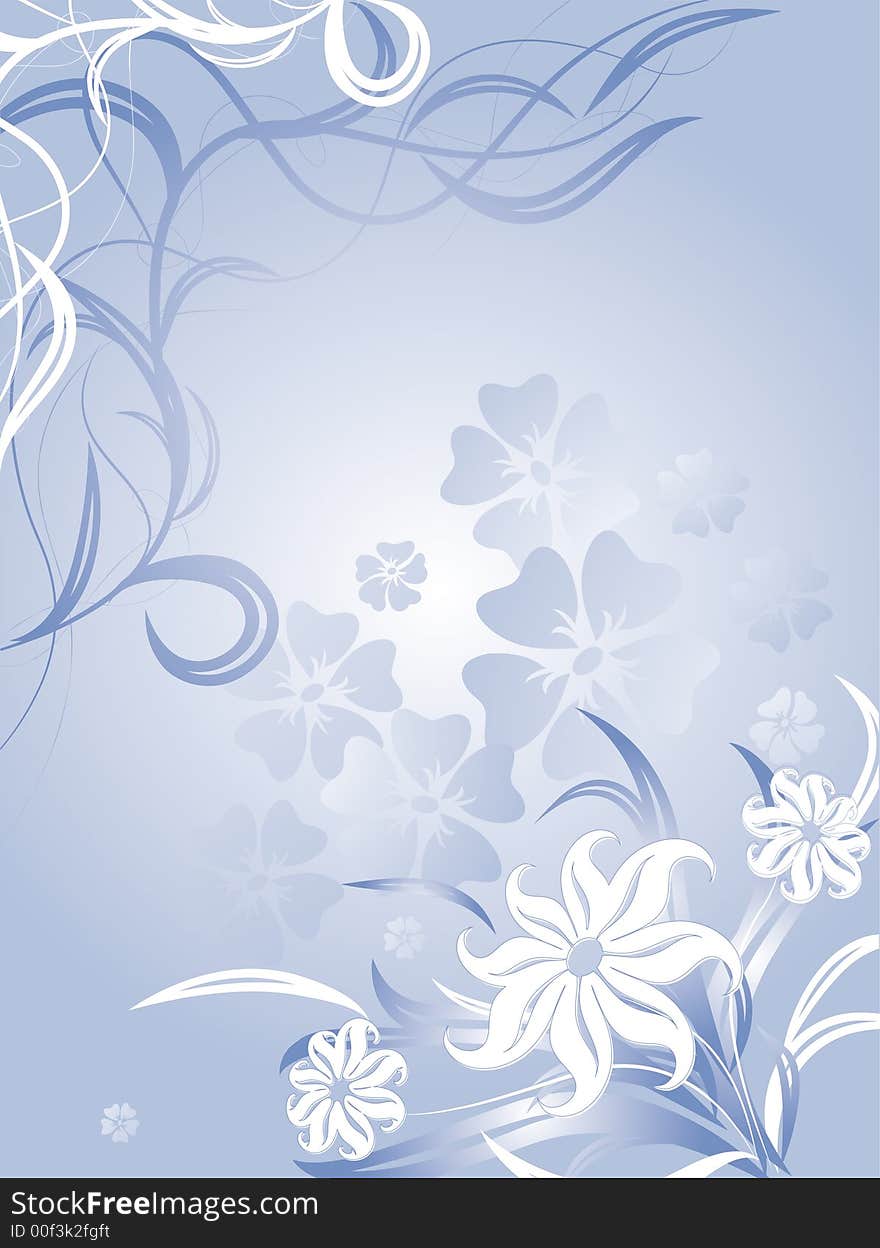 Floral background. Illustration can be used for different purposes