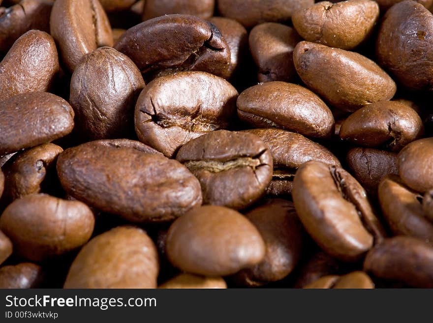 Close-up of good smelling Espressobeans. Great as background or wallpaper!