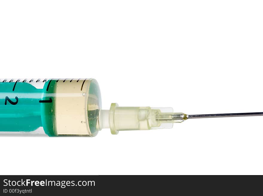 Syringe with medicine