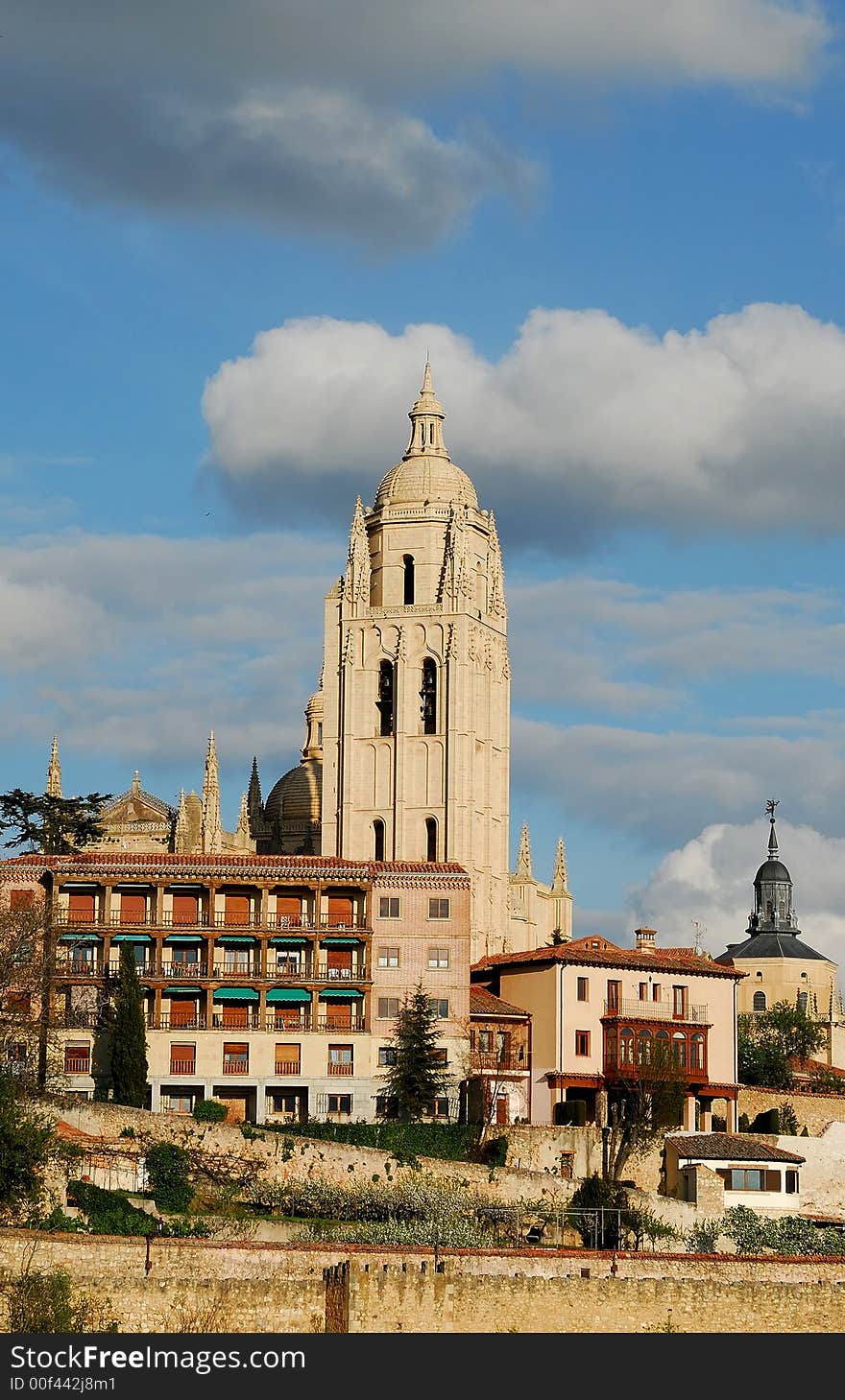 Catedral de segovia de estilo gotico. Catedral de segovia de estilo gotico