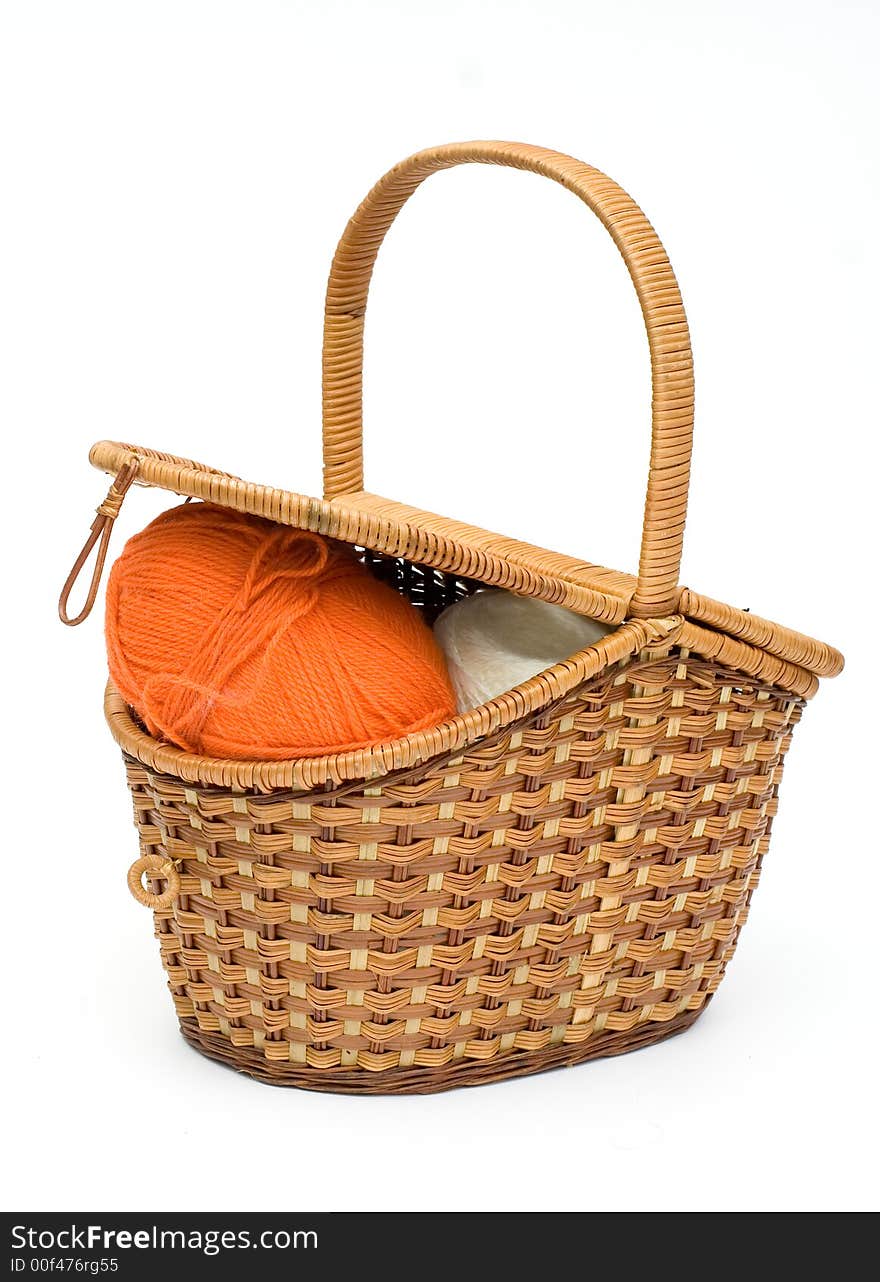 Isolated Retro Basket