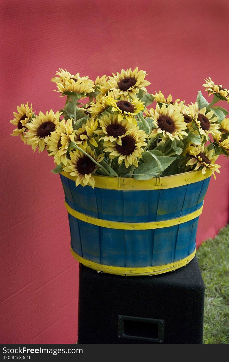 Sunflowers In A Basket