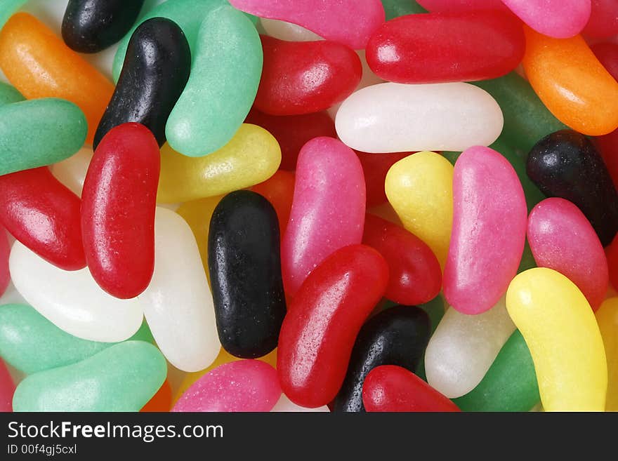 Multi colored jelly beans background close-up. Multi colored jelly beans background close-up