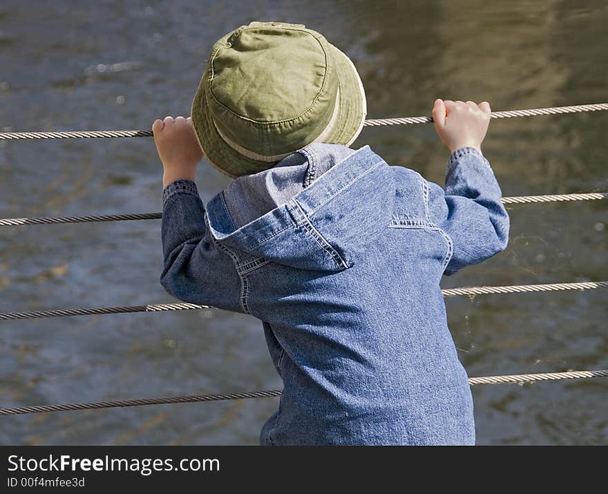 Child with hat