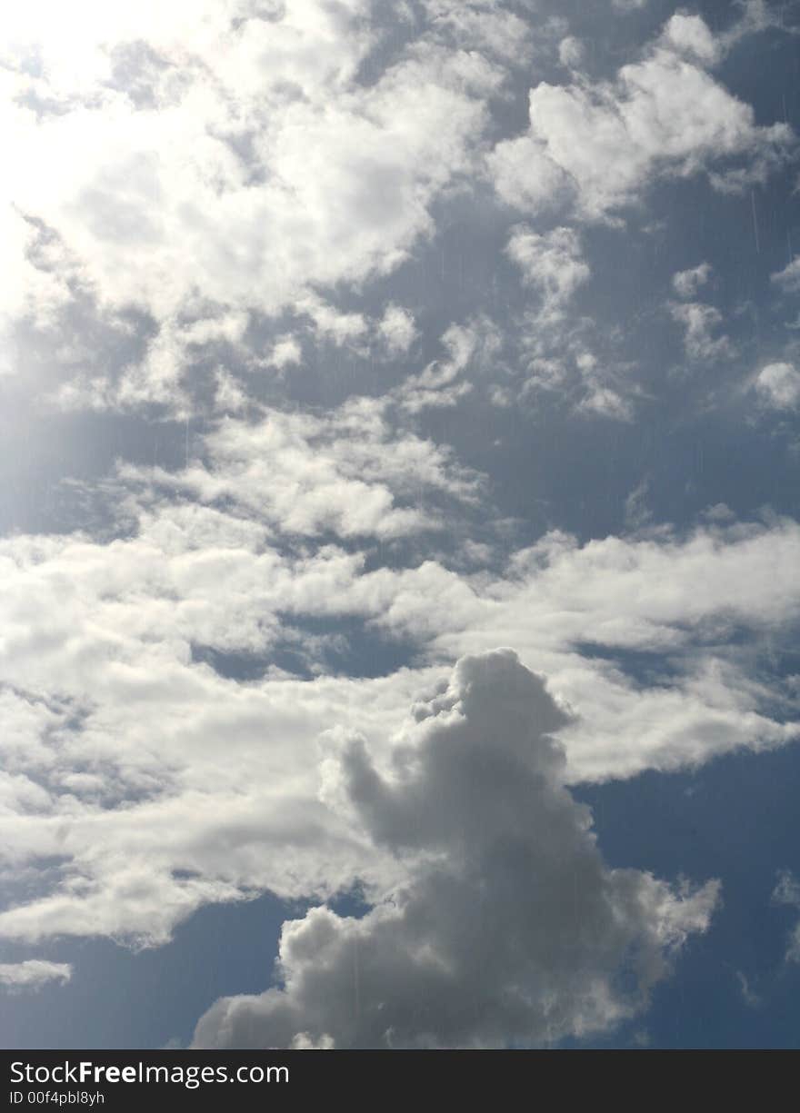 Clouds on the blue sky, white clouds, blue sky good as background. Clouds on the blue sky, white clouds, blue sky good as background