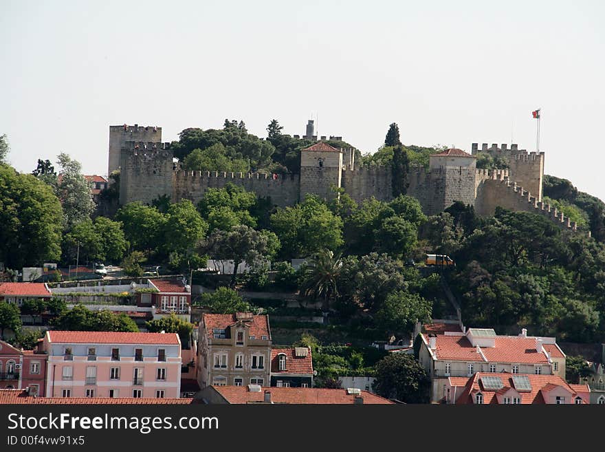 Mouros Castle in Lisbon