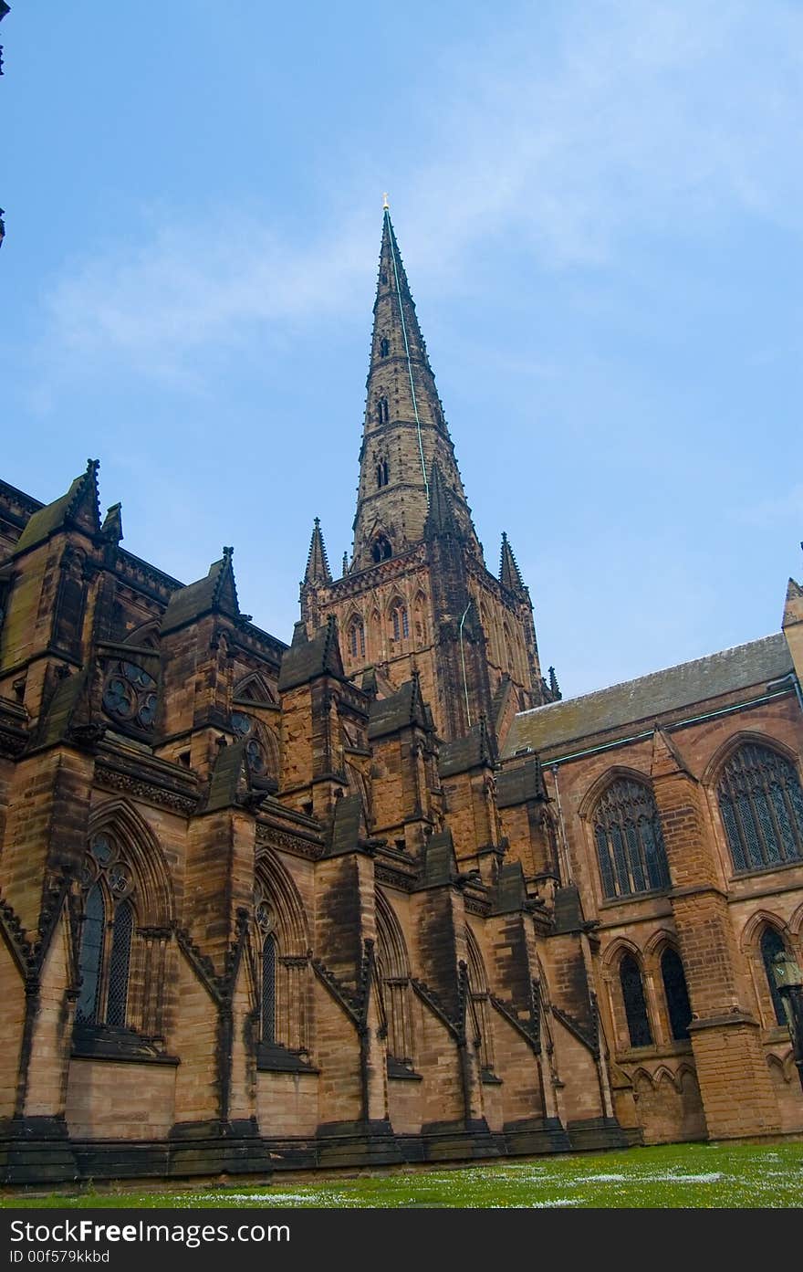 Side view of lichfield