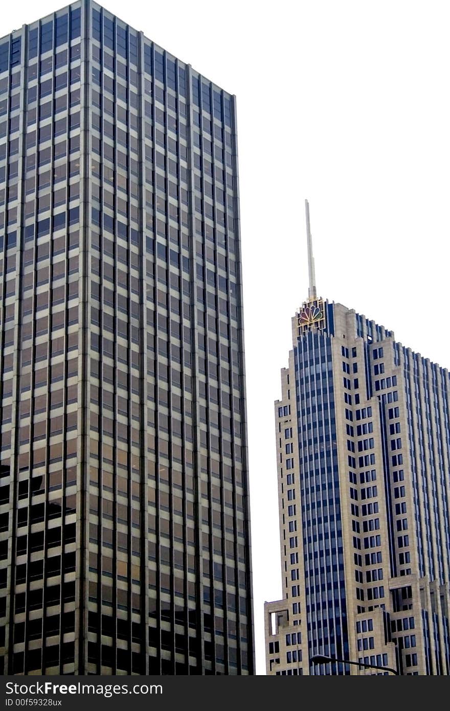 Office Buildings in downtown Chicago.